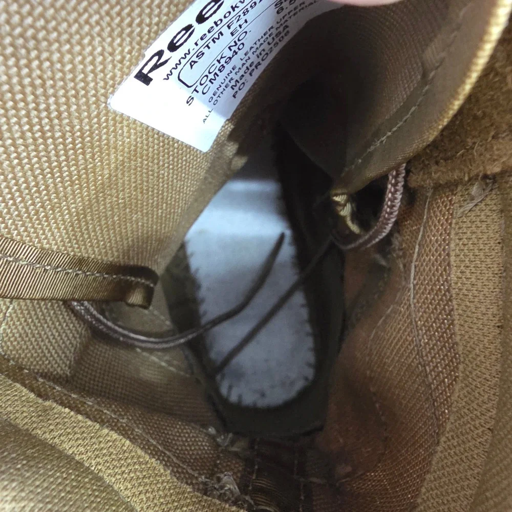 Reebok Strikepoint US Tactical Boots Mens 6.5M Coyote Brown Lightweight CM8940